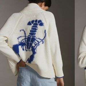 Maeve by Anthropologie Lobster Sweater